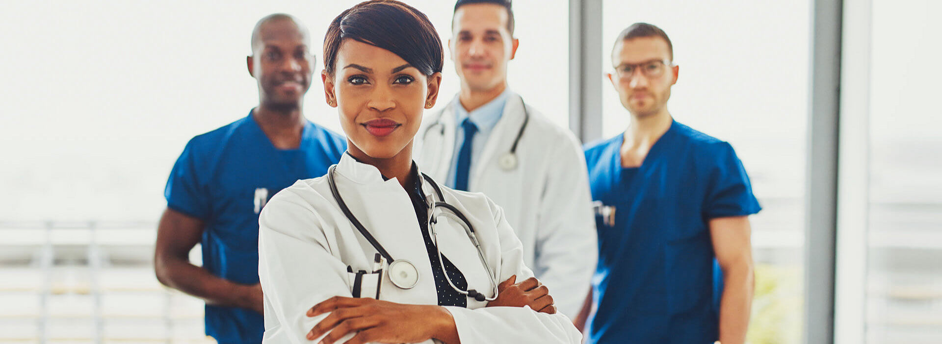 medical staff posing